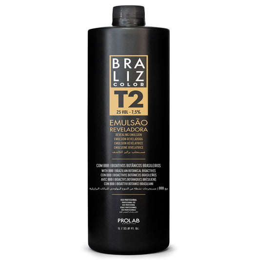 BRALIZ COLOR - T2 REVEALING EMULSION - 25 VOL - 7,5% FS Cosmetics